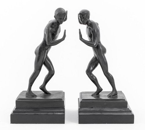 GRAND TOUR NUDE FIGURAL BRONZE