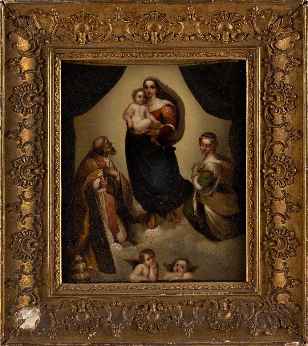 GRAND TOUR PAINTING AFTER RAPHAEL