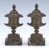 GRAND TOUR PAIR OF PATINATED B