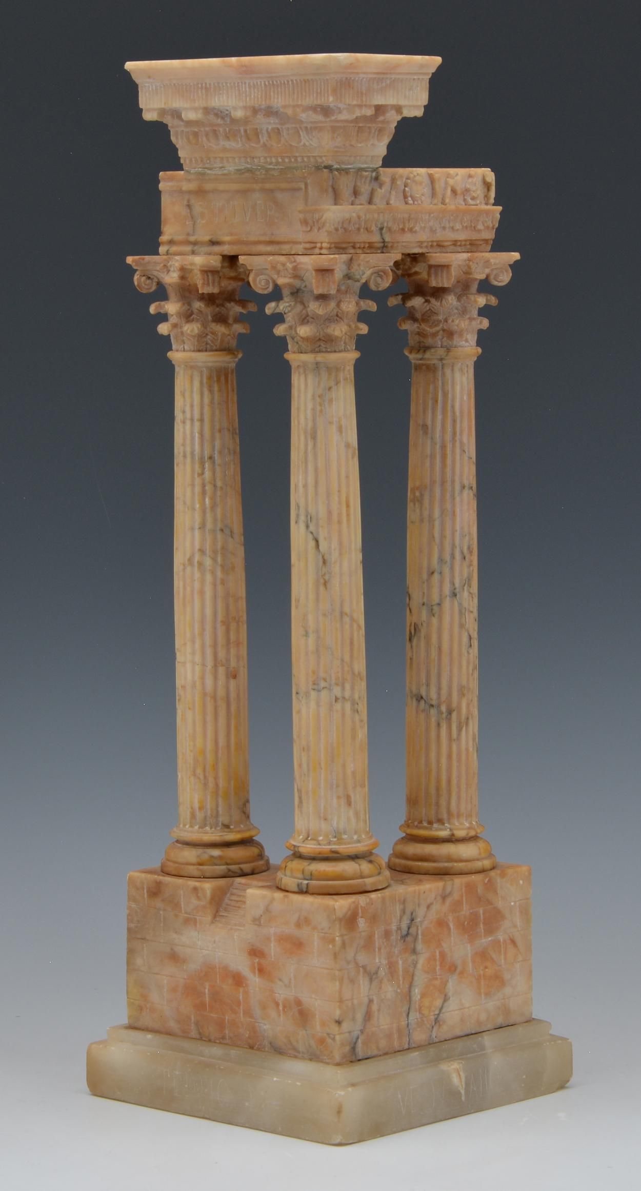GRAND TOUR SIENNA MARBLE COLUMNS,