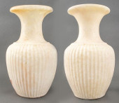 GRAND TOUR STYLE ALABASTER VAS