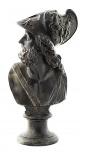 GRAND TOUR STYLE BRONZE BUST O