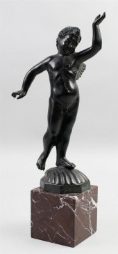 GRAND TOUR STYLE BRONZE FIGURE