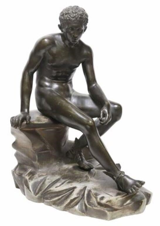 GRAND TOUR STYLE BRONZE SCULPTURE