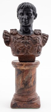 GRAND TOUR STYLE BUST OF CAESA