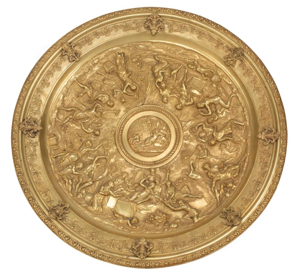 GRAND TOUR-STYLE GILT BRONZE
