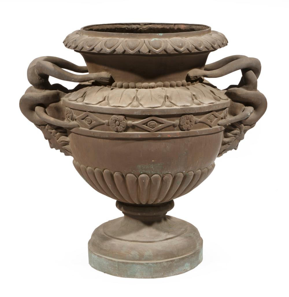 GRAND TOUR-STYLE PATINATED BRONZE