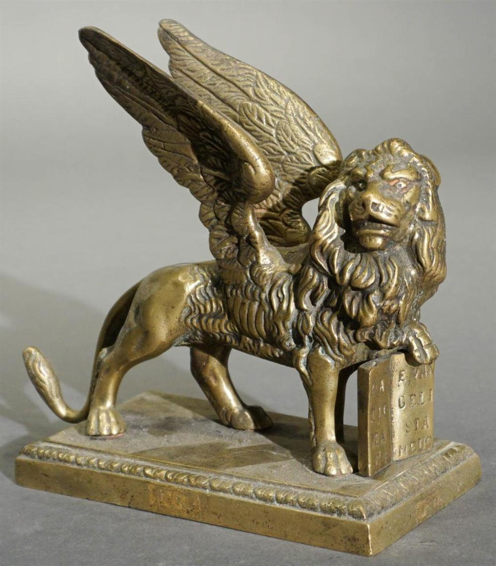 GRAND TOUR TYPE BRASS DESK ORNAMENT