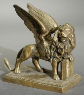 GRAND TOUR TYPE BRASS DESK ORN