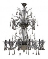 GRAND VENETIAN GLASS CHANDELIE