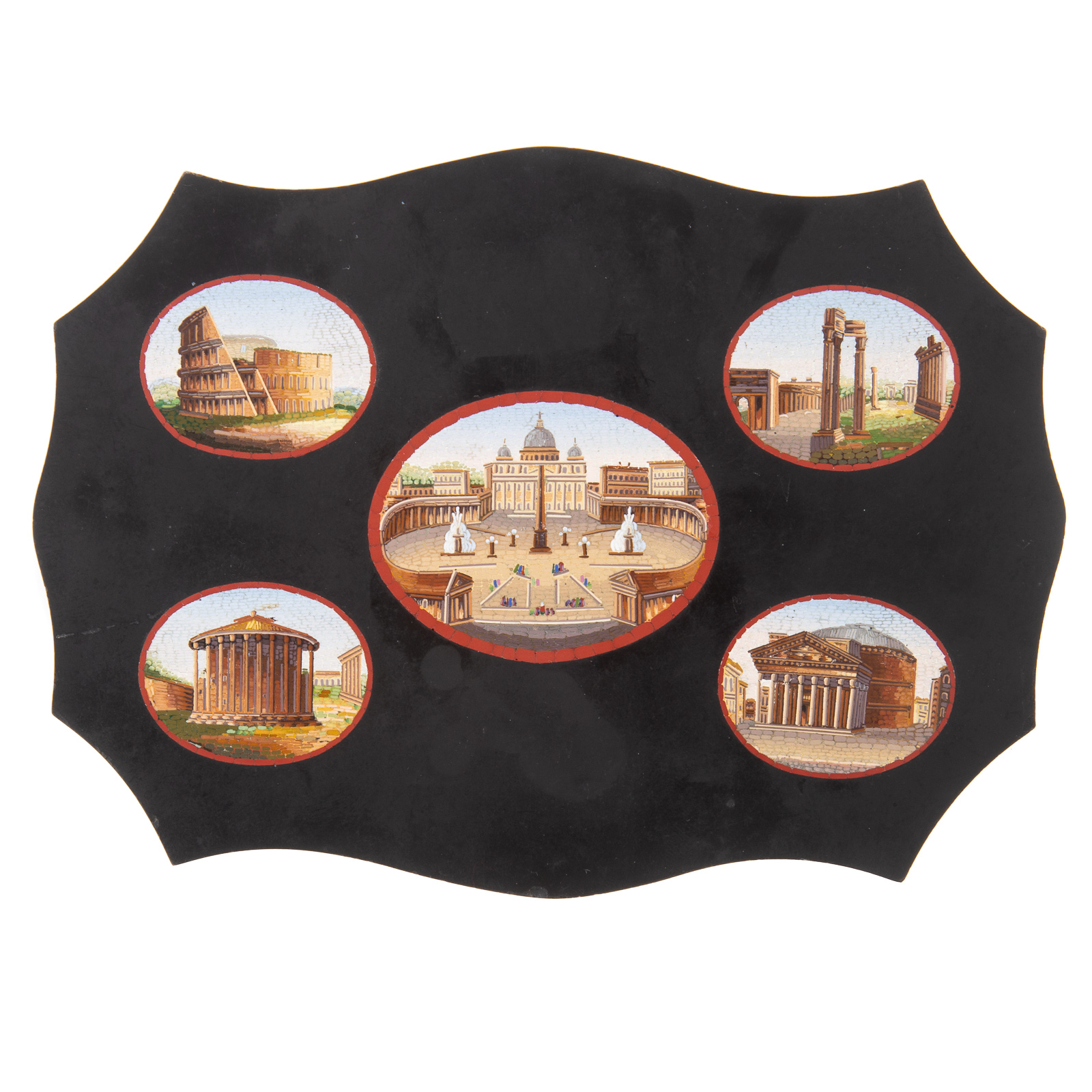 GRANDE TOUR MICROMOSAIC PAPERWEIGHT