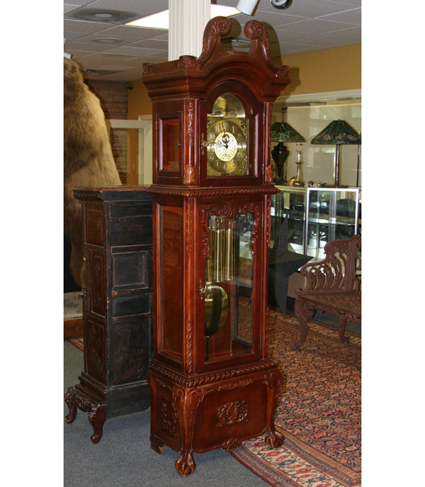 Grandfather clock; Sligh German