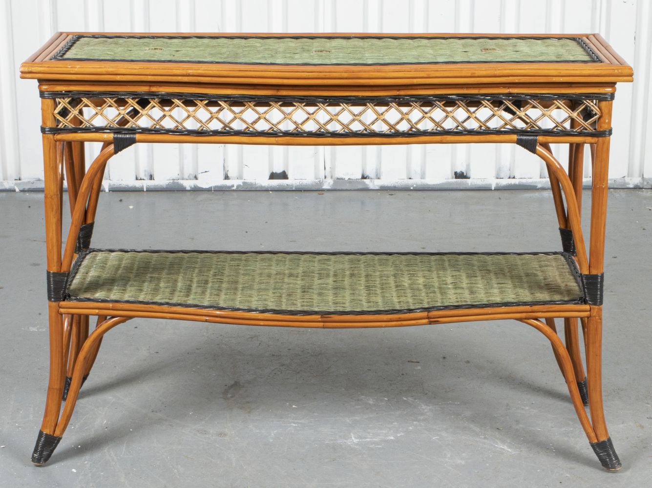 GRANGE BAMBOO & RATTAN CONSOLE