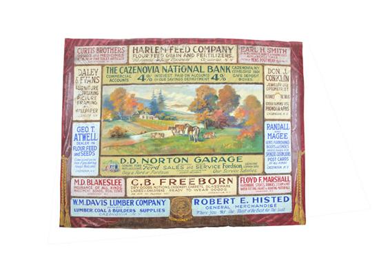 GRANGE HALL THEATER CURTAIN.  New