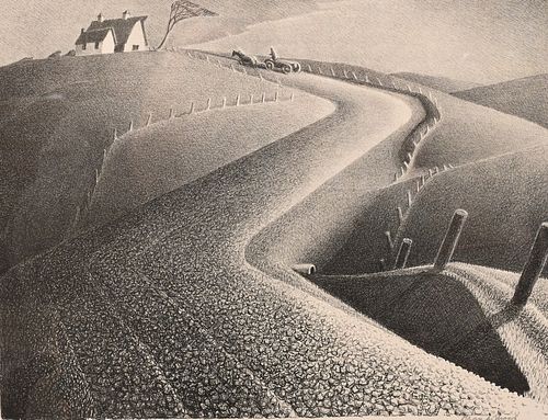 GRANT WOOD (1891 - 1942), MARCH,