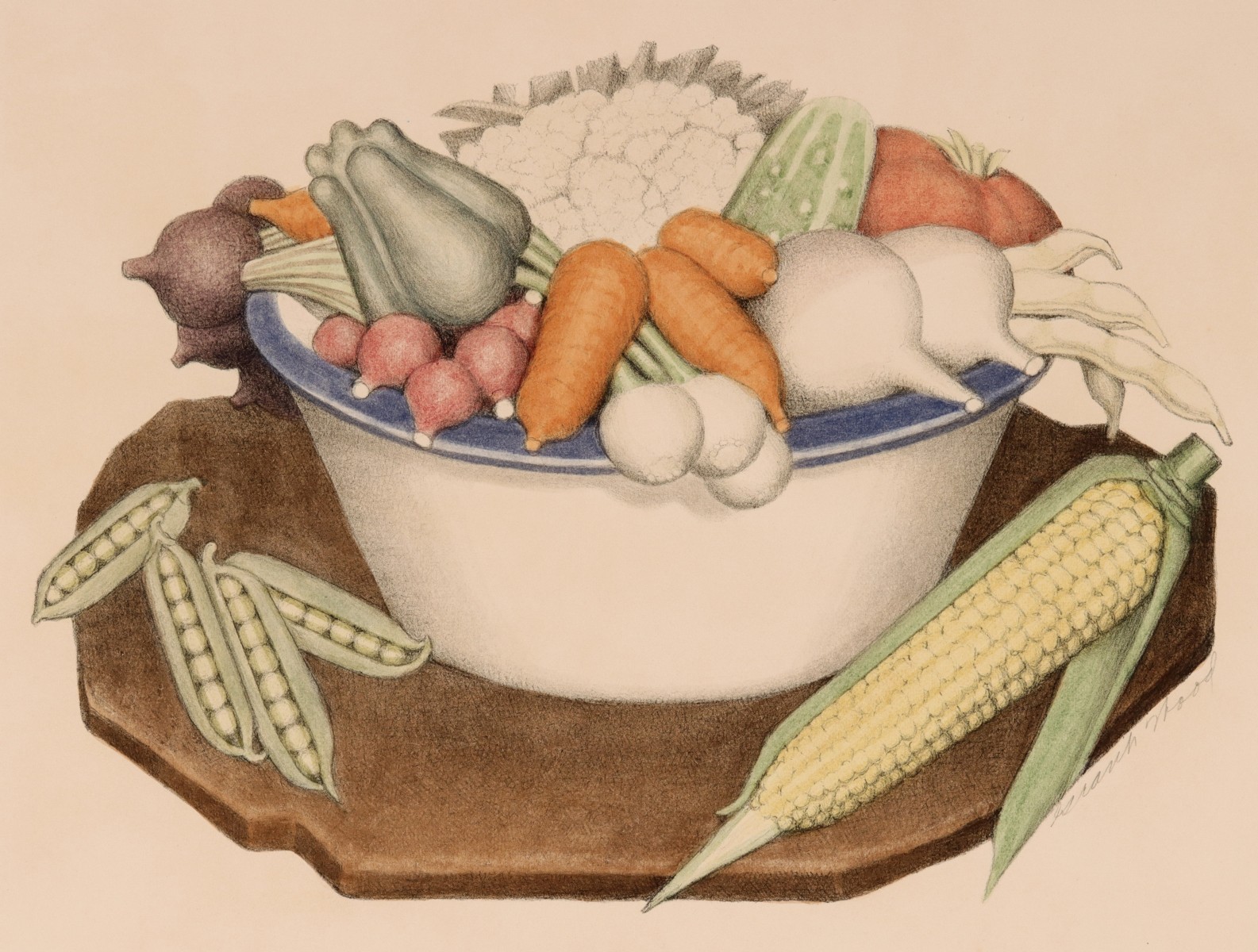 GRANT WOOD (1891-1942) PENCIL