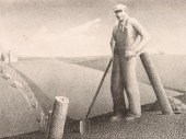 GRANT WOOD (1891-1942) PENCIL