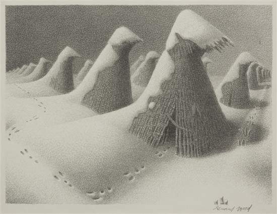 *Grant Wood (American 1891-1942)