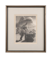 GRANT WOOD 'APPROACHING STORM'