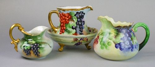 GRAPE MOTIF LIMOGES PORCELAIN