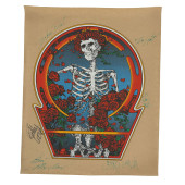 GRATEFUL DEAD SIGNED SKULL & R