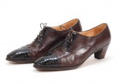 GRAVATI BROWN LEATHER OXFORD H
