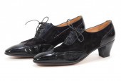 GRAVATI SUEDE & PATENT LEATHER