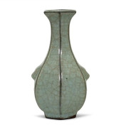 GRAY CRACKLED GLAZED PORCELAIN