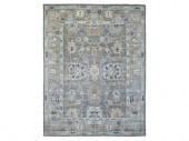 GRAY HAND KNOTTED WOOL ANGORA