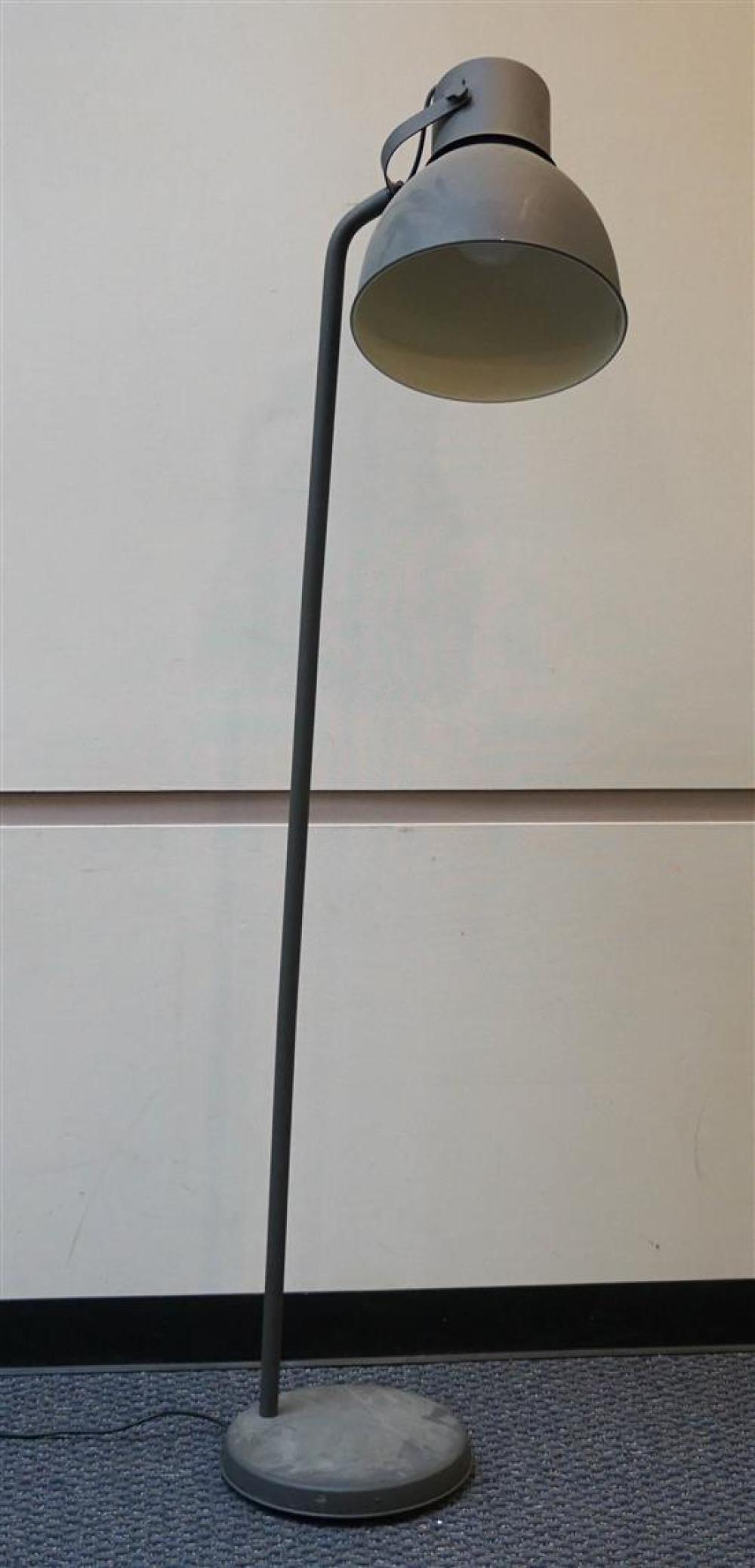 GRAY PAINTED METAL 'SPOT' FLOOR