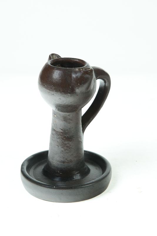 GREASE LAMP.  Attributed to