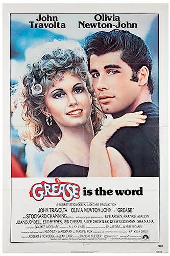 GREASE.Grease. Paramount, 1978. One