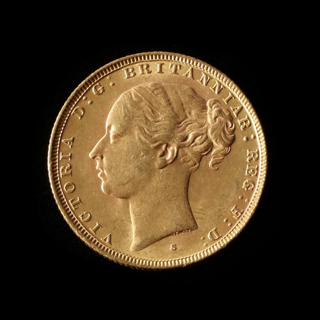 GREAT BRITAIN, 1880 GOLD