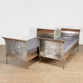 GREAT PAIR ANTIQUE FRENCH COLD