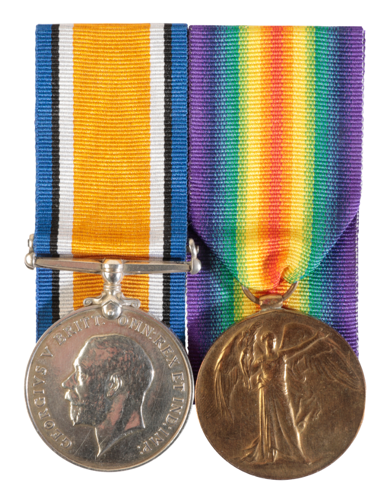 GREAT WAR PAIR TO 46030 PTE E J