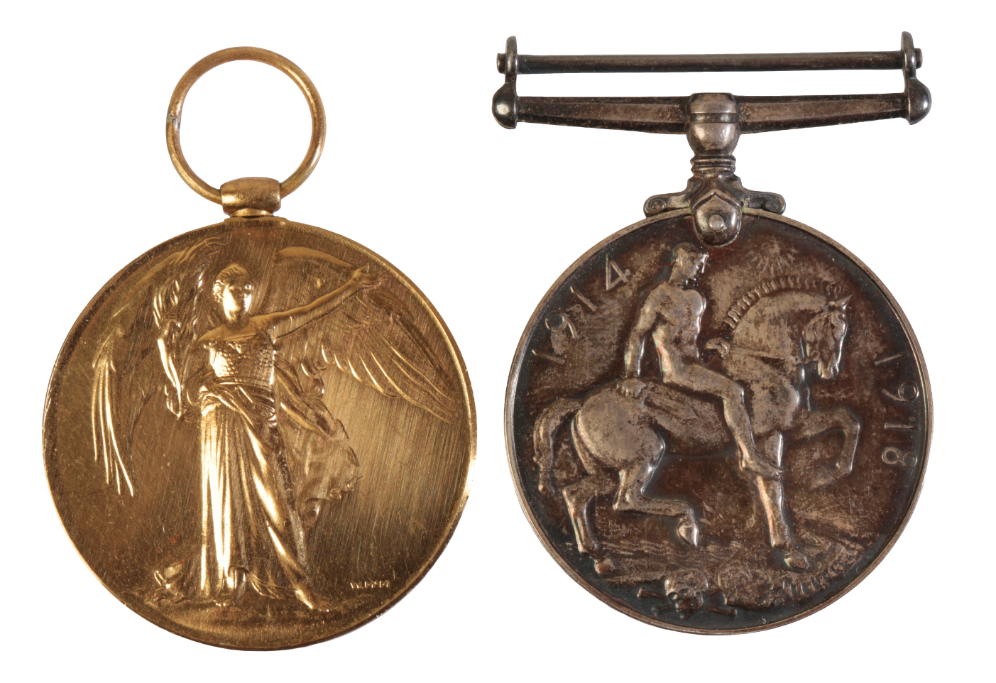 GREAT WAR PAIR TO PTE BRISCOE