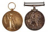 GREAT WAR PAIR TO PTE BRISCOE
