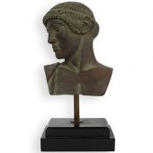 GRECO-ROMAN BRONZE BUSTDESCRIP