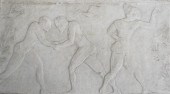 GRECO-ROMAN FRIEZE OF THE WRES