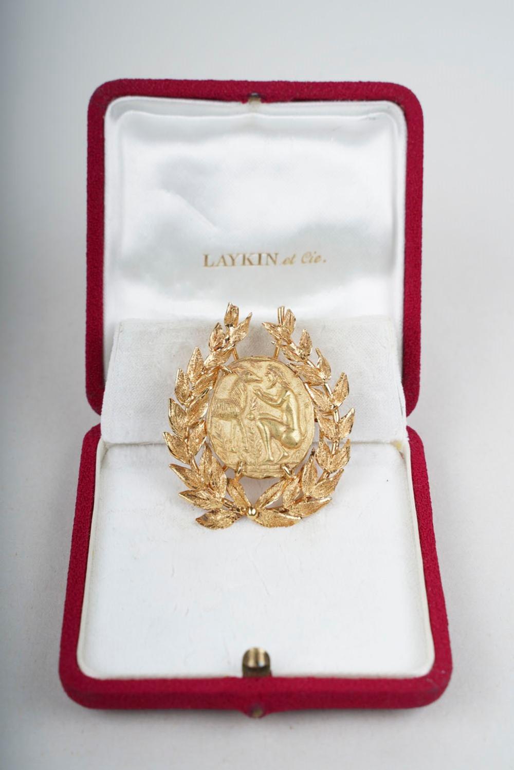 GREEK 18 KARAT LAUREL WREATH