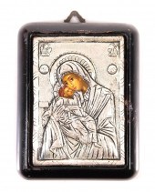 GREEK 950 SILVER ICON VIRGIN M