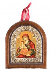 GREEK 999 SILVER CLAD ICON OF