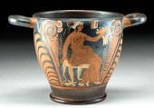 GREEK APULIAN RED-FIGURE SKYPH