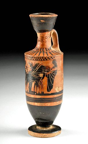 GREEK ATTIC BLACK-FIGURE LEKYTHOS -