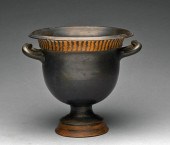 GREEK ATTIC BLACKWARE KRATER**