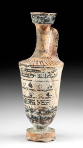 GREEK ATTIC POTTERY WHITE-GROU
