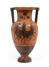GREEK BLACK FIGURAL POTTERY CO