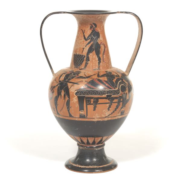 GREEK BLACK-FIGURED CERAMIC