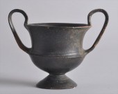 GREEK BLACK GLAZED POTTERY KAN