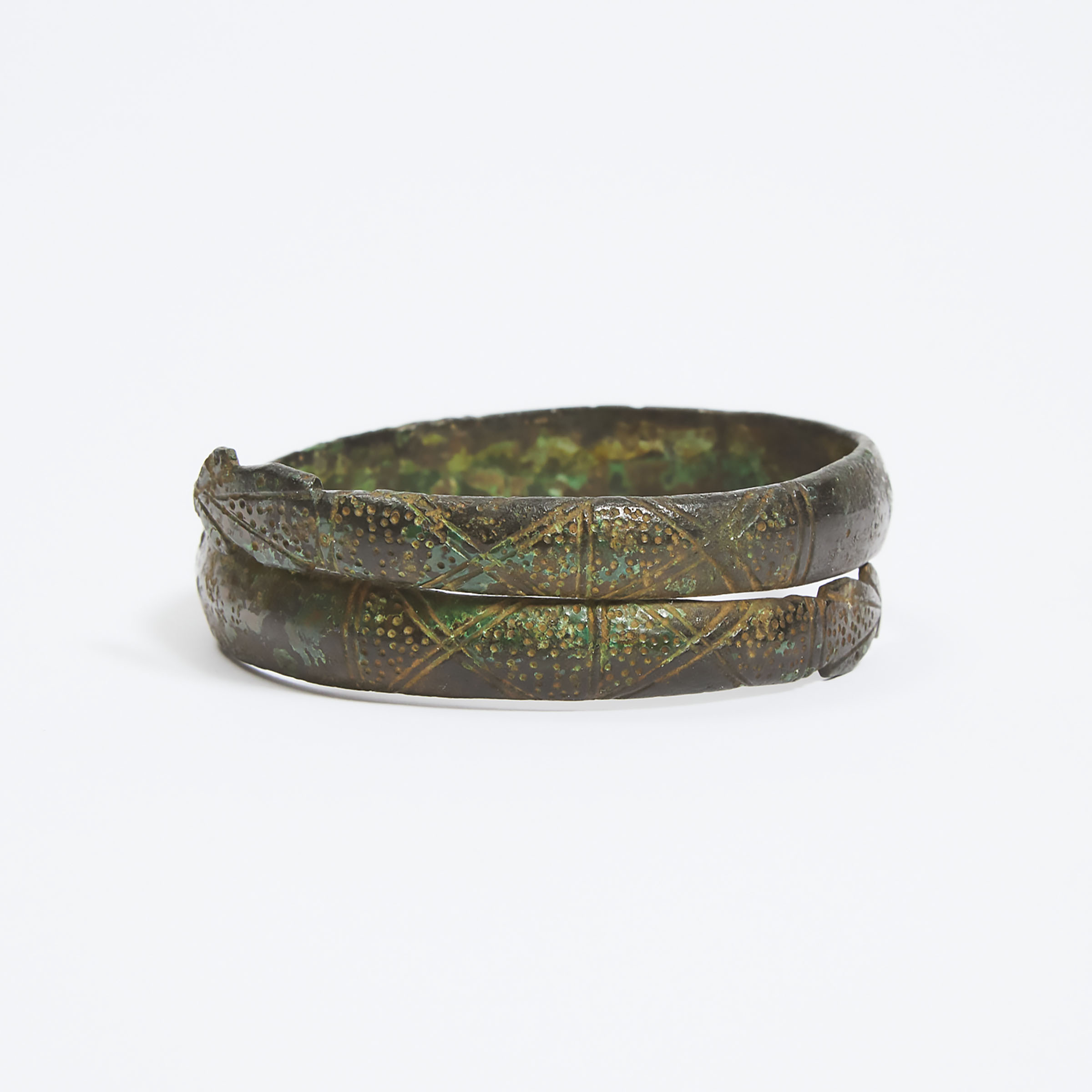 Greek Bronze Arm Band, Geometric